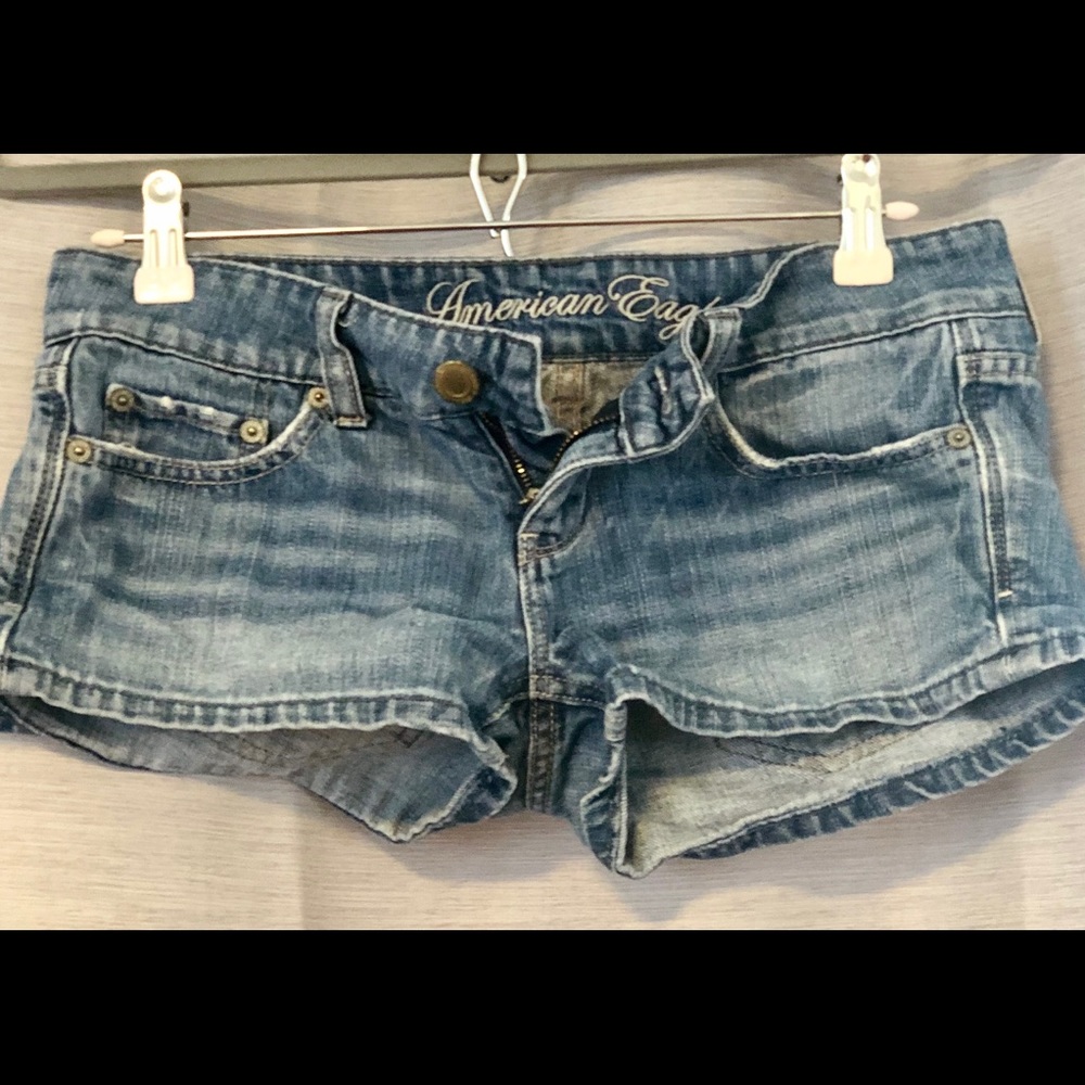denim shorts